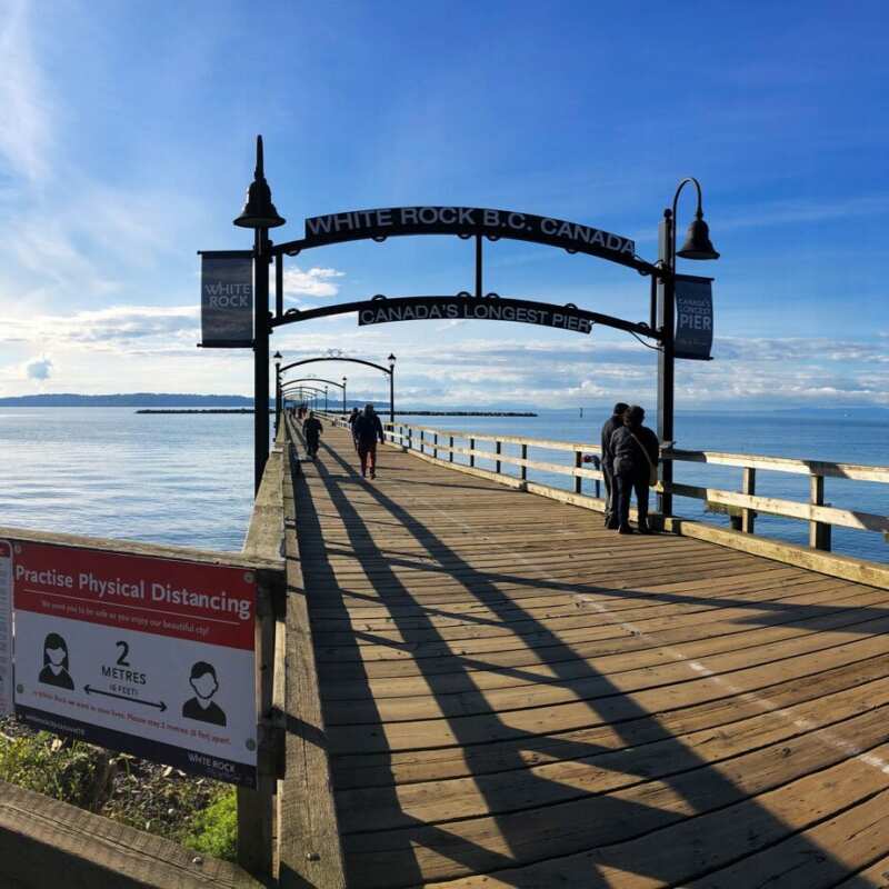 The White Rock Pier is one of the many reasons to move to White Rock, BC!